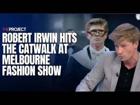 Robert Irwin Hits The Catwalk At Melbourne Fashion Show