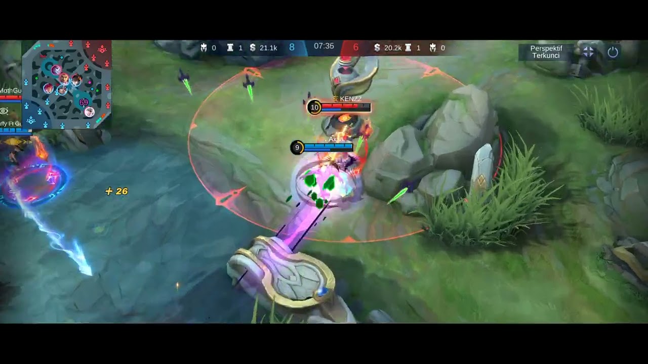 Gusion Offlanner skin VENOM vs Yin; Full match