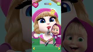 маша или даша cosplay by my talking Angela 2 #mytalkingangela2 #games#barbie#cosplay#мультик#промашу