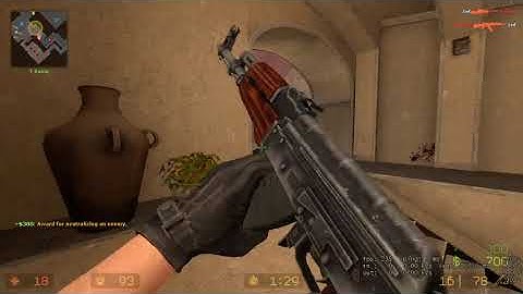 Counter Strike: Source Offensive v0.1 - OLD NOSTALGIC CS MOD - Mirage Gameplay (Expert Bots) 4vs5