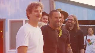 Jack Johnson Backstage at Levitate Music Festival