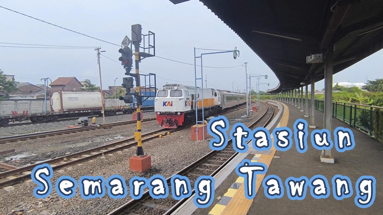 Stasiun Semarang Tawang | Suasana Keberangkatan dan Kedatangan Kereta
