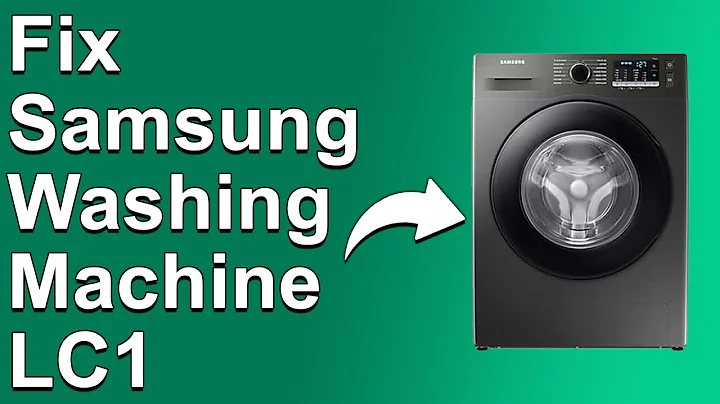 How To Fix The Samsung Washing Machine LC1 Error Code - Meaning, Causes, & Solutions (Easy Solution)