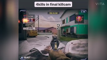 FINAL KILLCAM WITH 4 KILLS IN LEGENDARY RANKED MULTIPLAYER | COD MOBILE