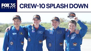 LIVE: NASA's SpaceX Crew-10 splashes down in California