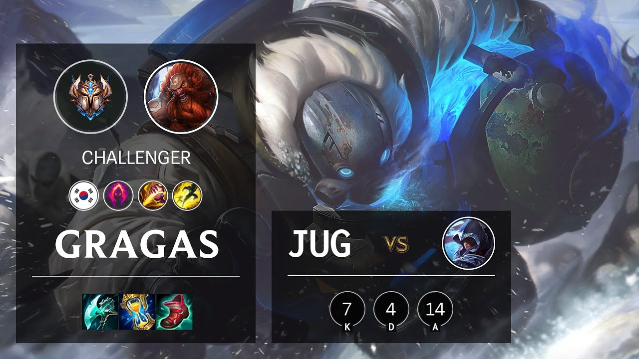 Gragas Jungle vs Talon - KR Challenger Patch 11.18