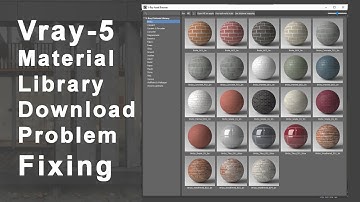 Vray-5 Material Library Download ProblemFixing
