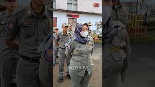 Pelaksanaan Apel Pagi Satuan Polisi Pamong Praja, Pemadam Kebakaran, Dan Satlinmas