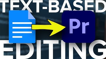 Edit your Videos like a Text Document in Premiere Pro