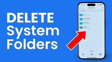 How to Delete System Folders on Files App on iPhone