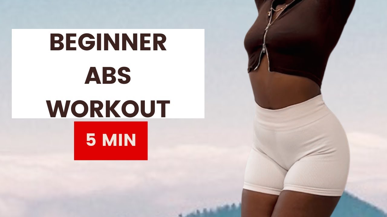 5 MIN ABS WORKOUT FOR BEGINNERS (At Home No Equipment) - YouTube