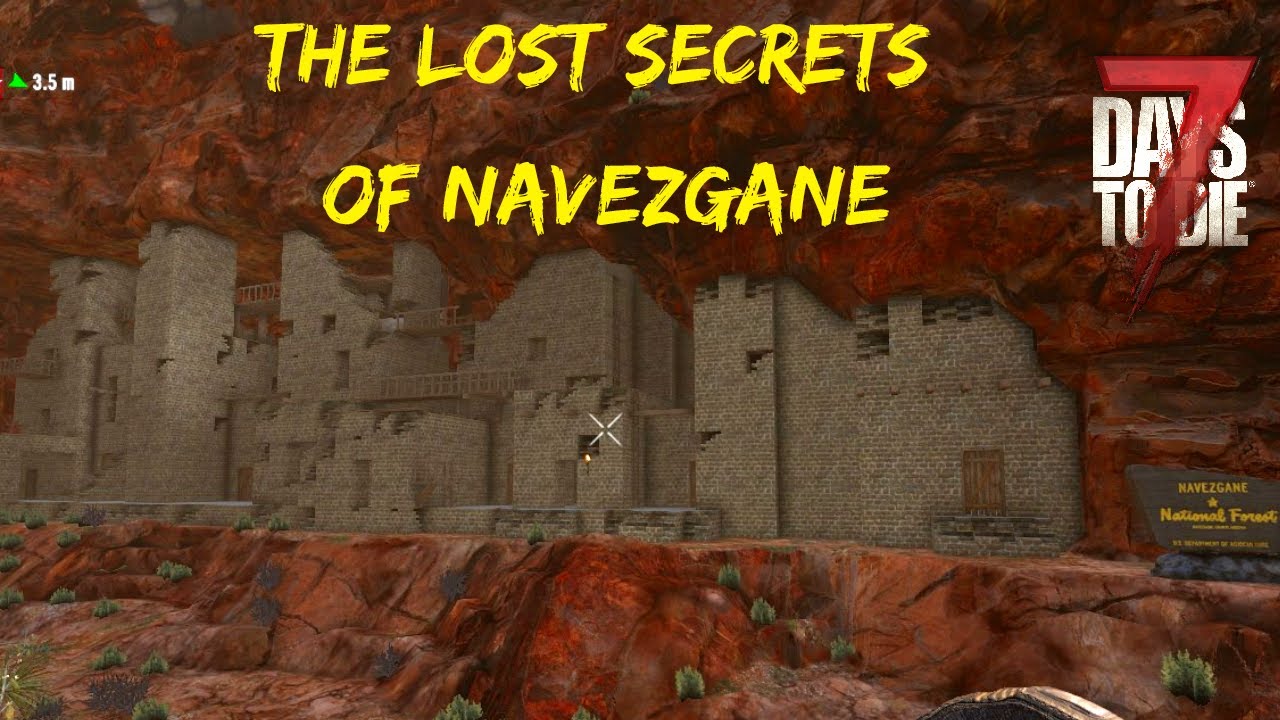 7 Days To Die Cliff Dwellings ONLY On Navezgane Map POIs w/ Coordinates
