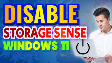 Disable Storage Sense In Windows 11