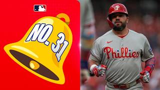 Kyle Schwarber crushes his MLB-leading 31st home run of the season for the Philadelphia Phillies! 🔔