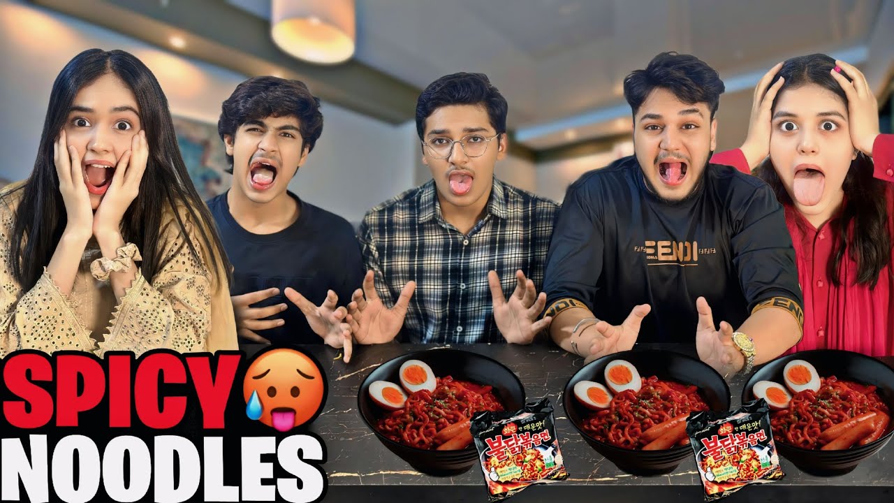 SPICY NOODLES CHALLENEG // BHT SPICY THA YAR // DHUWA NIKAL GYA