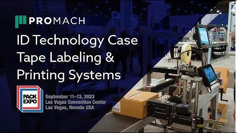ID Technology Integrated Case Tape Labeling and Printing System