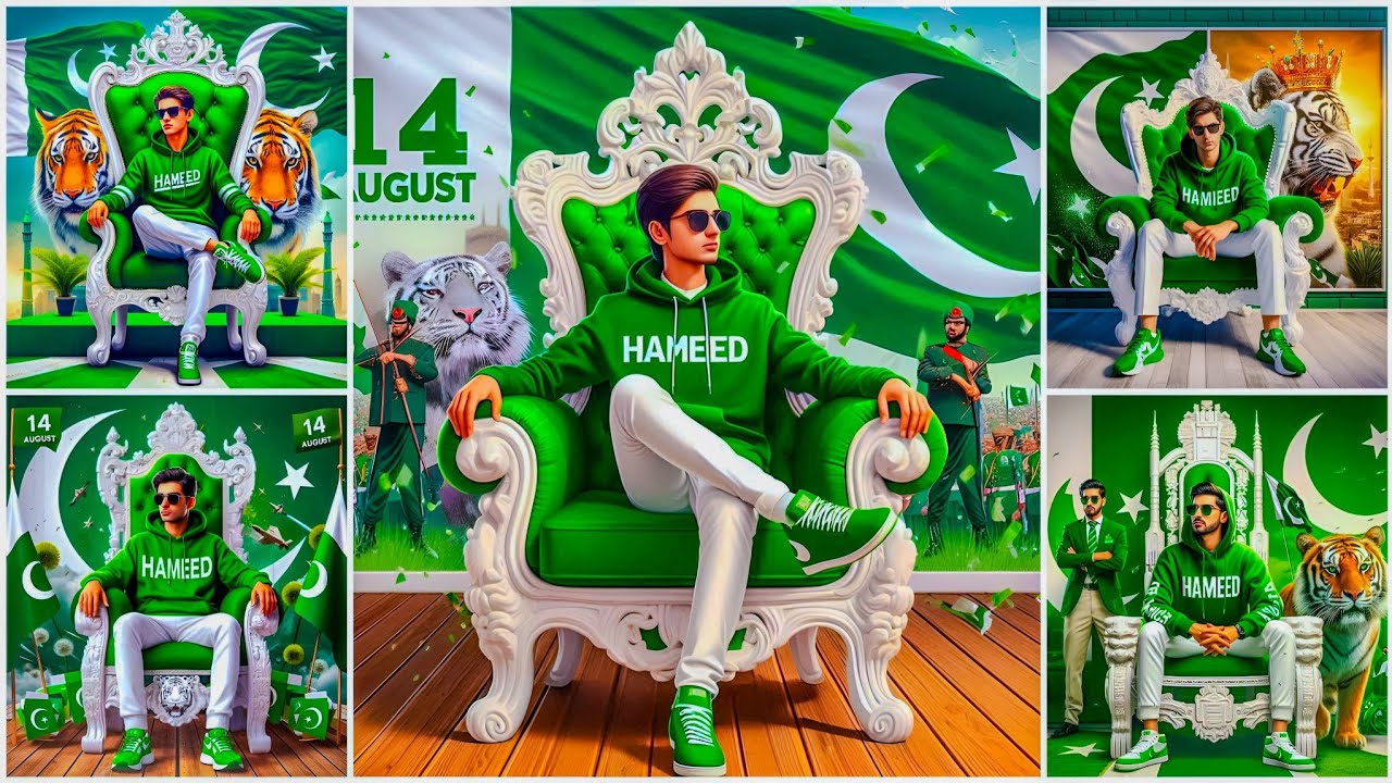 14 August Ai Photos Kese Banaye ! 14 August Ai Photo Editing! independence day Ai Photo Editing