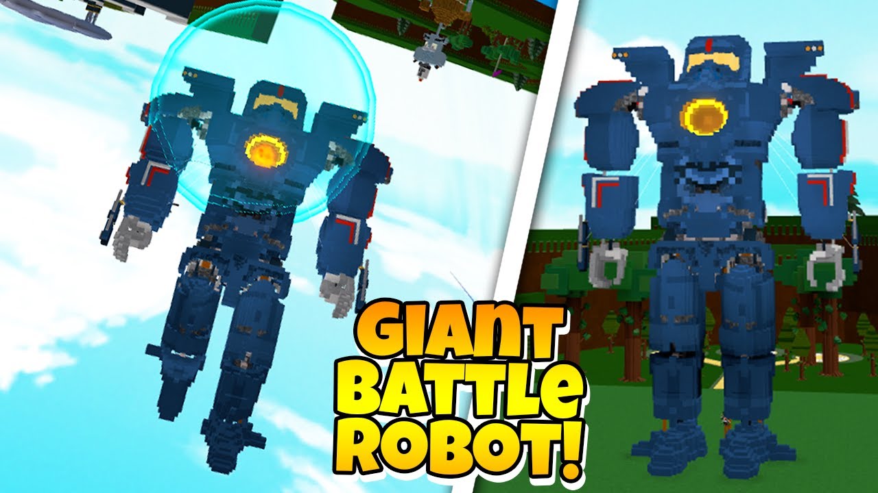 Build a Boat GIANT ROBOT BATTLES!!! ( Crazy Fights 