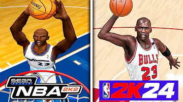 Dunking With Michael Jordan In Every NBA 2K