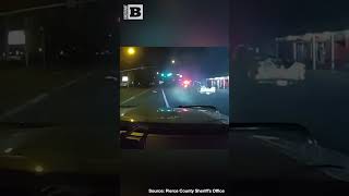 Driver Flees Police Despite Destroyed Tires