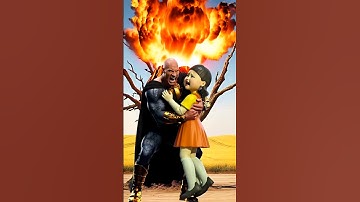 Doll and Black Adam | Squid Game Mentality ai #squidgame #squidgame2 #ai #squidgamementality