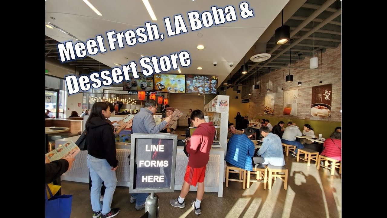 Meet Fresh Temple City CA LA Taiwanese style Boba Milk Tea and Dessert