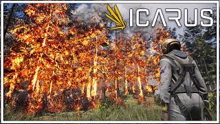 The Forest Is On FIRE !! | ICARUS Day 3