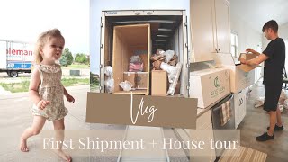 VLOG // FIRST SHIPMENT + NEW HOUSE TOUR