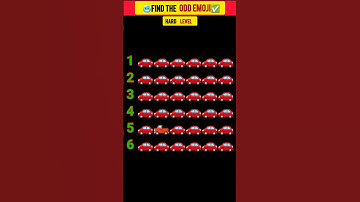 FIND THE ODD EMOJI🥶! Riddles And Puzzles For IQ test Part 57#viral #shorts #quiz #youtubeshorts