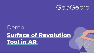 New Surface of Revolution Tool: Quick Demo in Augmented Reality