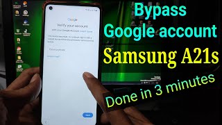 Bypass Google Account Samsung A21s || Frp Bypass Samsung A21s