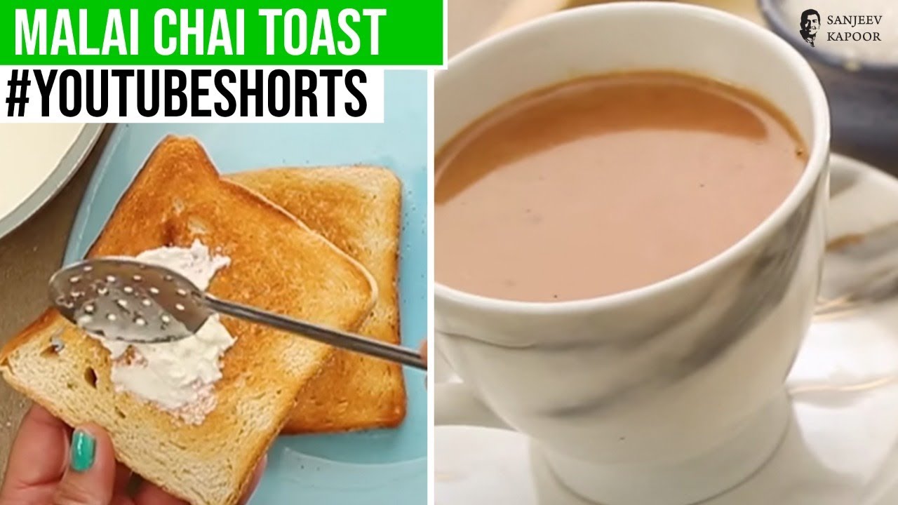 Malai Chai Toast | #Shorts | Sanjeev Kapoor Khazana