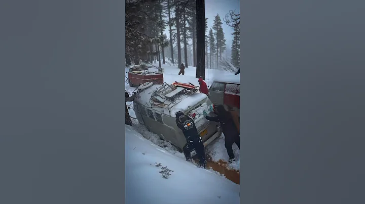 Shasta Snow Trip VW Bus Fun in the Mountains
