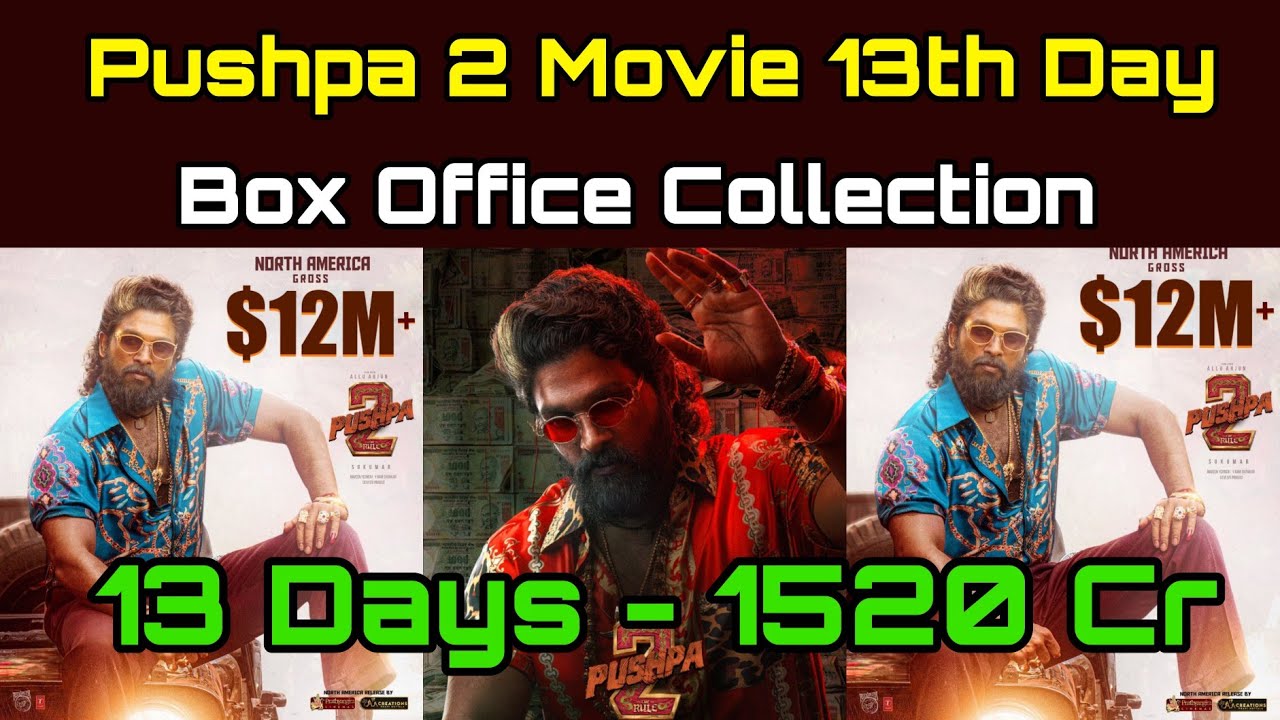 Pushpa 2 The Rule 13th Day Box Office Collection 😍 - YouTube