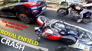 5 Royal Enfield LIVE CRASH Recorded on Camera  Whose Mistake? #Part12