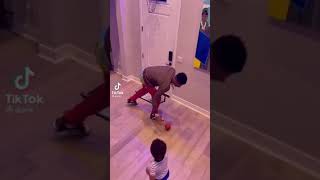Blueface, Destroying His Son On Basketball