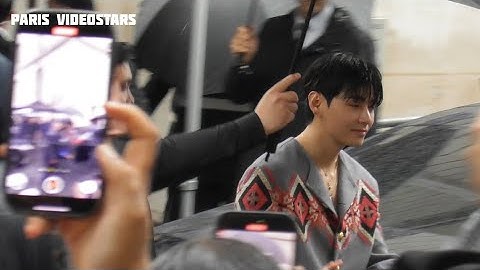 Kim Taehyung V BTS leaving the Celine show @ Paris 6 july 2025 Fashion Week
