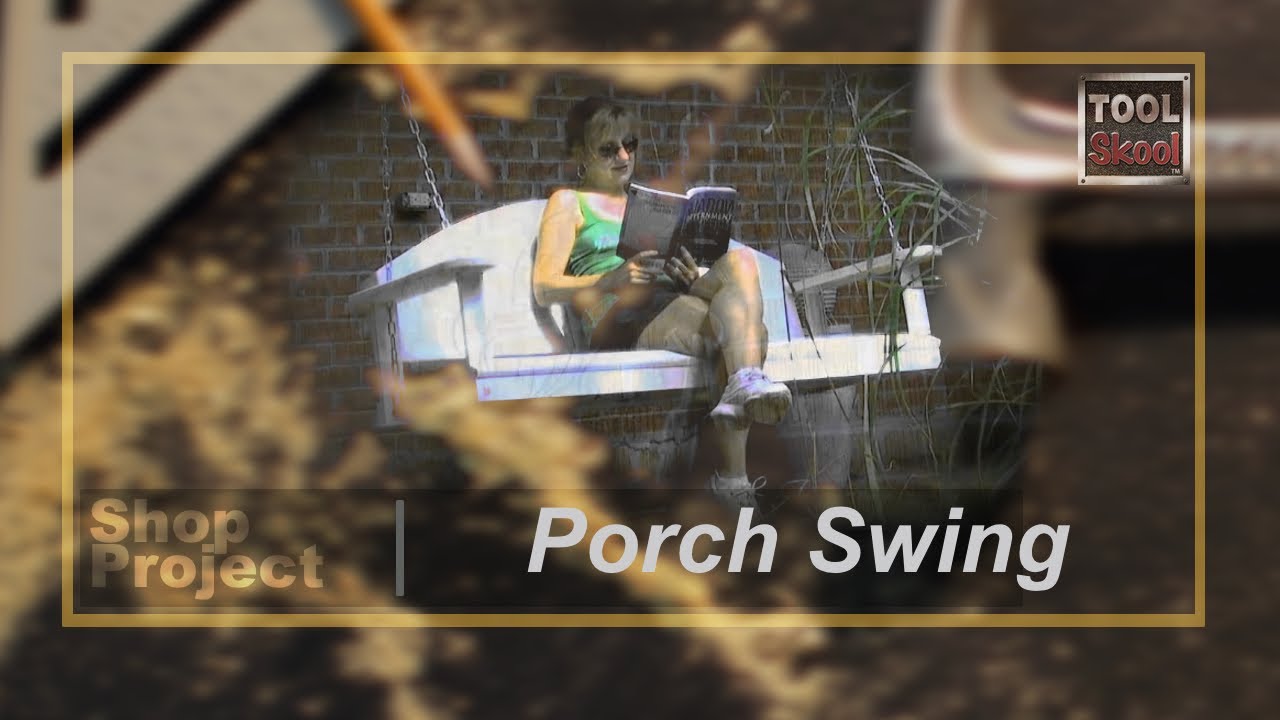 How To Build A Porch Swing - YouTube