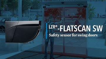 LZR®-FLATSCAN SW - Safety sensor for swing doors (product)
