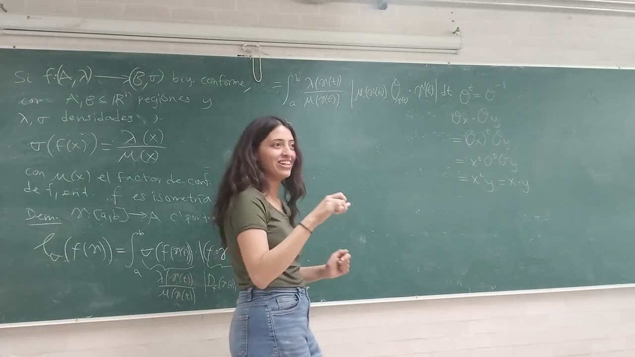 Geometría Hiperbólica: 17. Métrica hiperbólica y PSL(2,R) como grupo de isometrías de H^2.