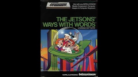 Intellivision LIVE Game Box Art | Jetsons Way With Words #intellivision #atari #retrogaming #jetsons