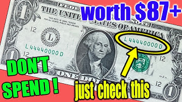 Double Quad Serial Number Value & Rarity on $1 Bill – Fancy Serial Number to LOOK FOR!