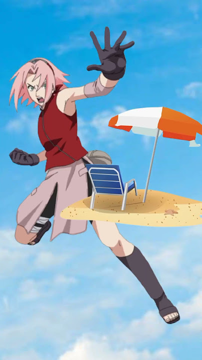 Naruto characters in the beach mode #anime #shorts #naruto #narutoshippuden #boruto