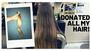 I DONATED ALL MY HAIR - VLOG | Typical Toto