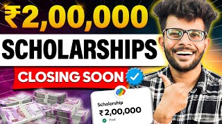 10 Scholarships for Students | Benefits upto 200000 ??| Free to Apply | Application Closing Soon 