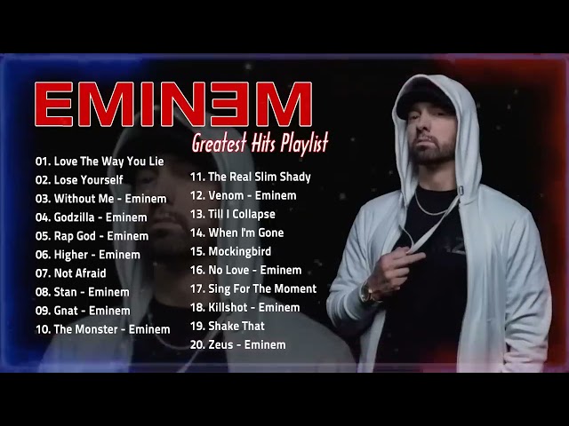 Eminem Greatest Hits Full Album 2024  Best Rap Songs of Eminem  New Hip Hop RB Rap Song class=