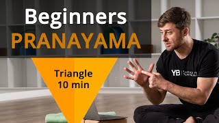 Beginners Pranayama  Triangle Breath [10 min]