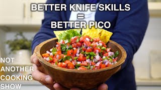 want better PICO DE GALLO? IMPROVE your KNIFE SKILLS (IN-DEPTH)