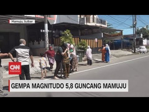 Gempa Magnitudo 5,8 Guncang Mamuju