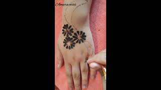 Easy Simple Mehndi Design For Back Hand New Cotton Bud Mehndi Design Trick Mehendi Designs